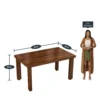 Elegant Sheesham Dining Table - Image 4