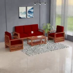 Royal sheesham solid sheesham wood sofa set for living room