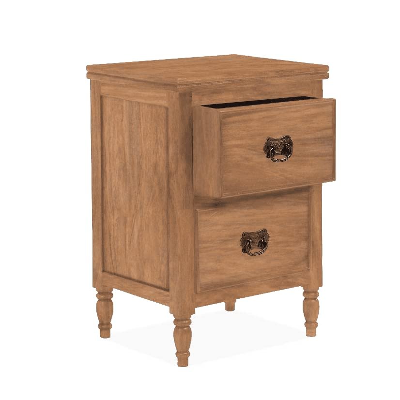 Royal sheesham bedside table with drawer and shelf - Image 4