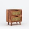 Royal sheesham solid sheesham wood bedside table online - Image 4