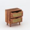 Royal sheesham solid sheesham wood bedside table online - Image 6