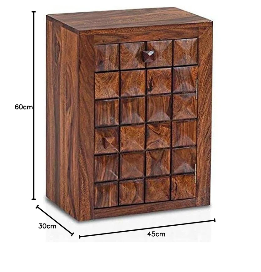 Royal sheesham luxury wooden bedside table India - Image 6