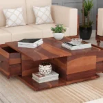 Solid Sheesham Wood Coffee Table for Living Room – Royal Sheesham Furniture