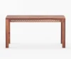 Classic Solid Sheesham Wood Dining Table Set with 6 Chairs - Image 4