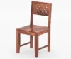 Classic Solid Sheesham Wood Dining Table Set with 6 Chairs - Image 8