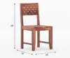 Classic Solid Sheesham Wood Dining Table Set with 6 Chairs - Image 9