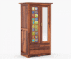 Compact Solid Wood 2 Door Wardrobe Royal Sheesham - Image 3