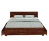 Contemporary Solid Wood Bed Royal Sheesham - Image 4