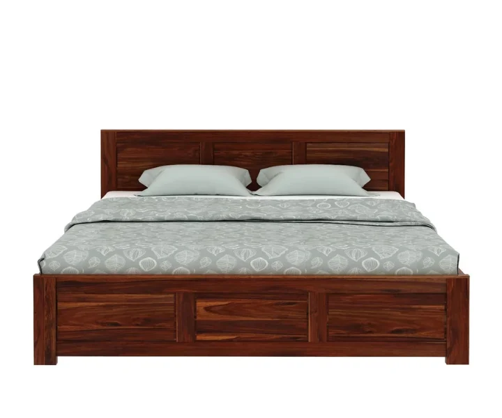 Contemporary Solid Wood Bed Royal Sheesham - Image 5