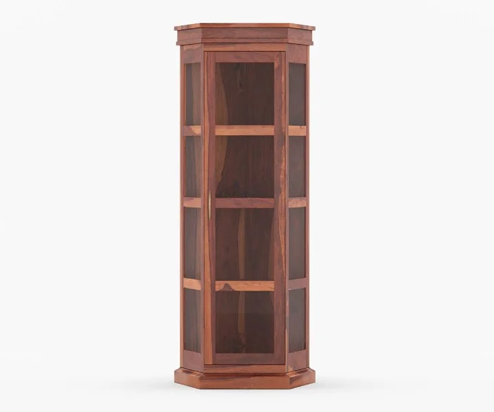 Contemporary Wooden Bookshelf Royal Sheesham - Image 2