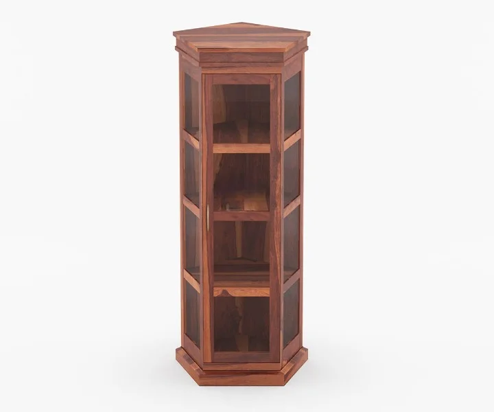 Contemporary Wooden Bookshelf Royal Sheesham - Image 4