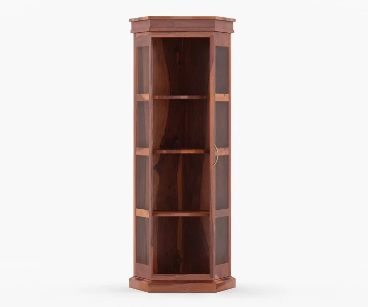 Contemporary Wooden Bookshelf Royal Sheesham - Image 5