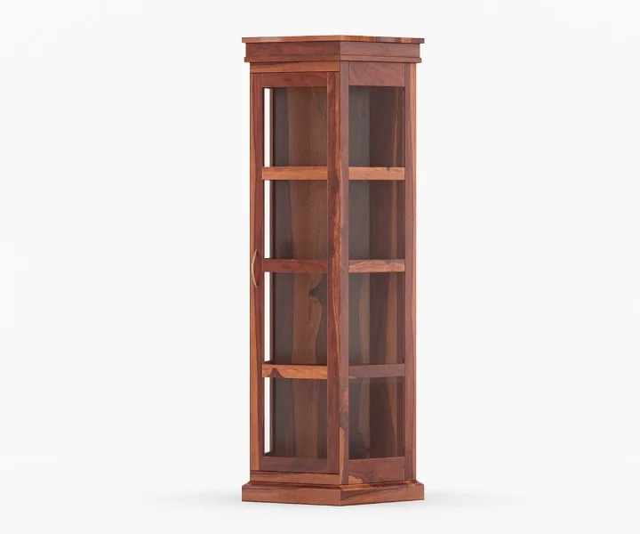 Contemporary Wooden Bookshelf Royal Sheesham - Image 6