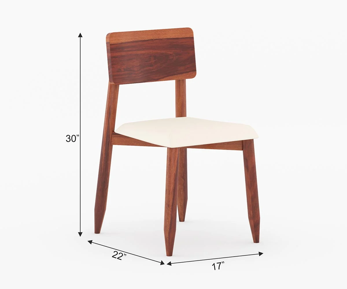 Elegant Heritage Solid Sheesham Wood 6 Seater Dining Table Set - Image 11