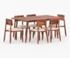 Elegant Heritage Solid Sheesham Wood 6 Seater Dining Table Set - Image 3