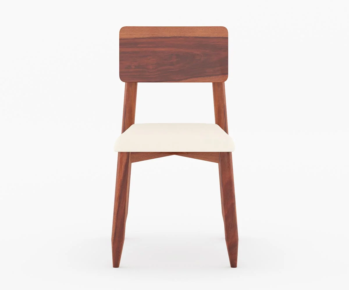 Elegant Heritage Solid Sheesham Wood 6 Seater Dining Table Set - Image 6