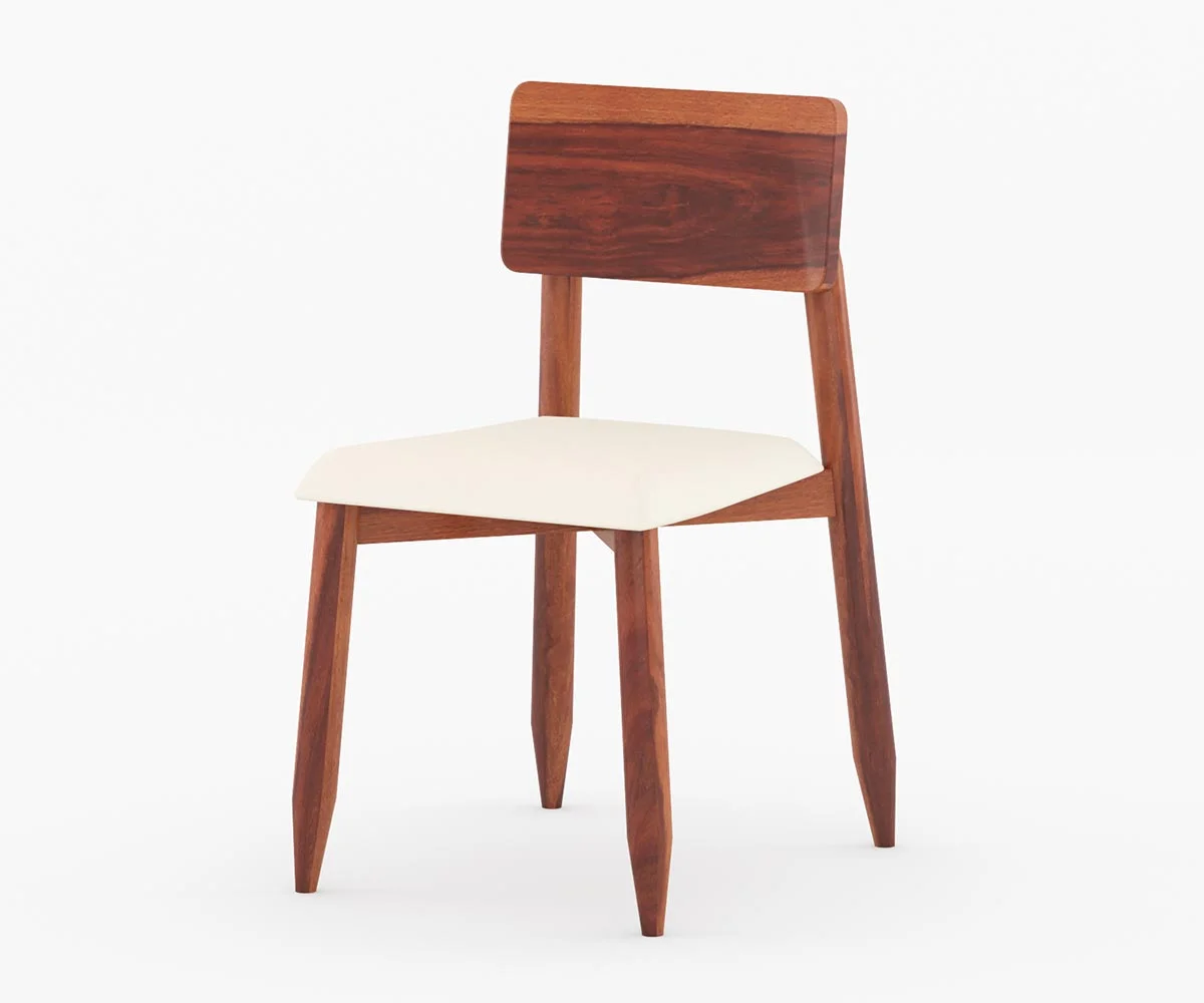 Elegant Heritage Solid Sheesham Wood 6 Seater Dining Table Set - Image 8