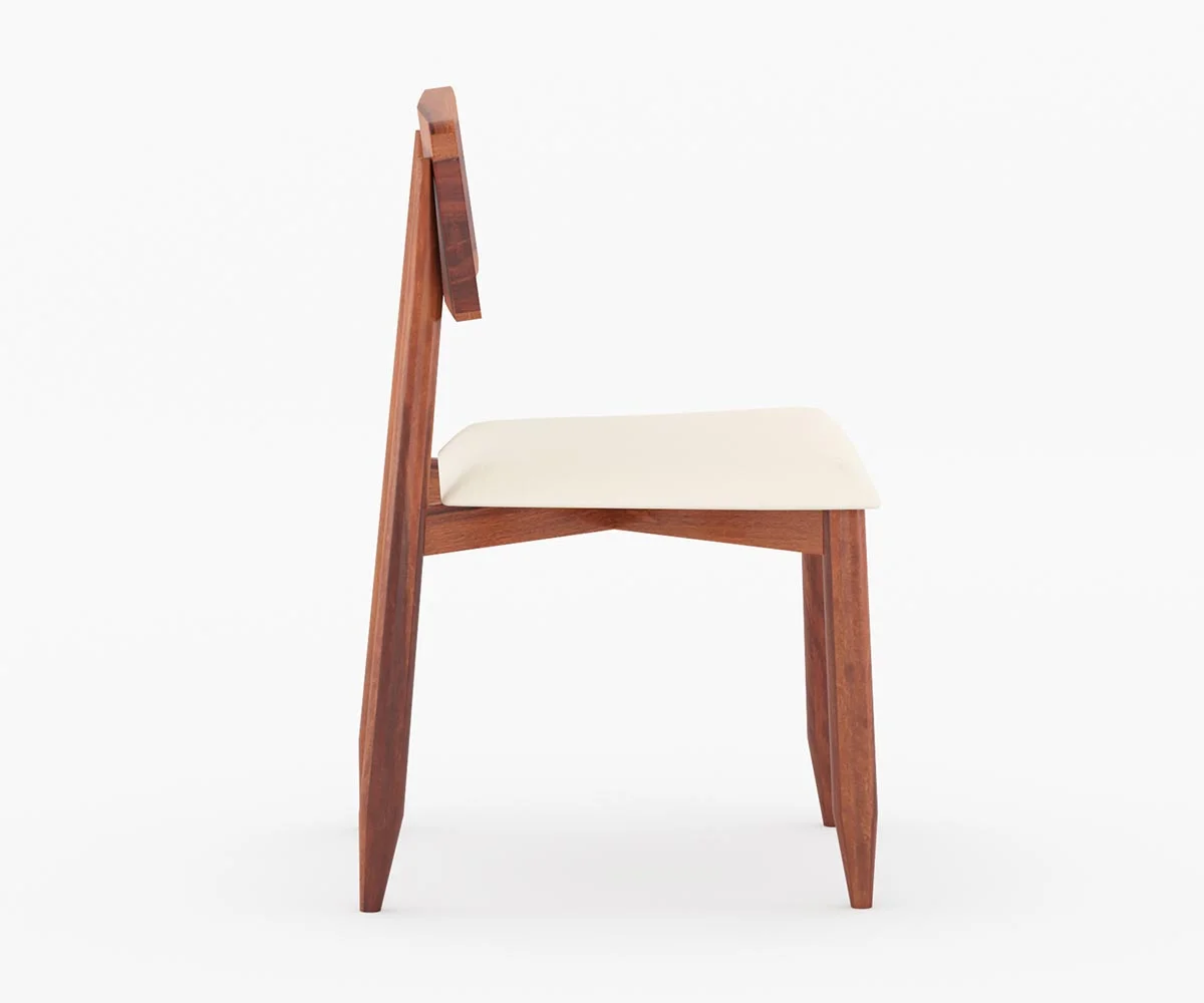 Elegant Heritage Solid Sheesham Wood 6 Seater Dining Table Set - Image 9