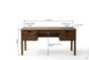 Elegant Solid Sheesham Wood Study Table for Modern Homes - Image 2
