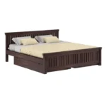 Heritage Solid Wood Bedroom Bed Royal Sheesham - Image 2