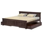 Heritage Solid Wood Bedroom Bed Royal Sheesham - Image 8