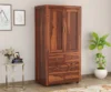 Luxury Finish 2 Door Wardrobe Royal Sheesham