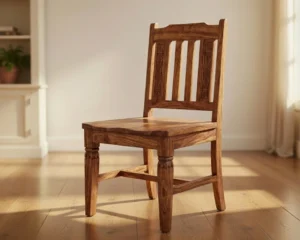 Luxury handcrafted sheesham wood chair Royal Sheesham solid wooden dining chair