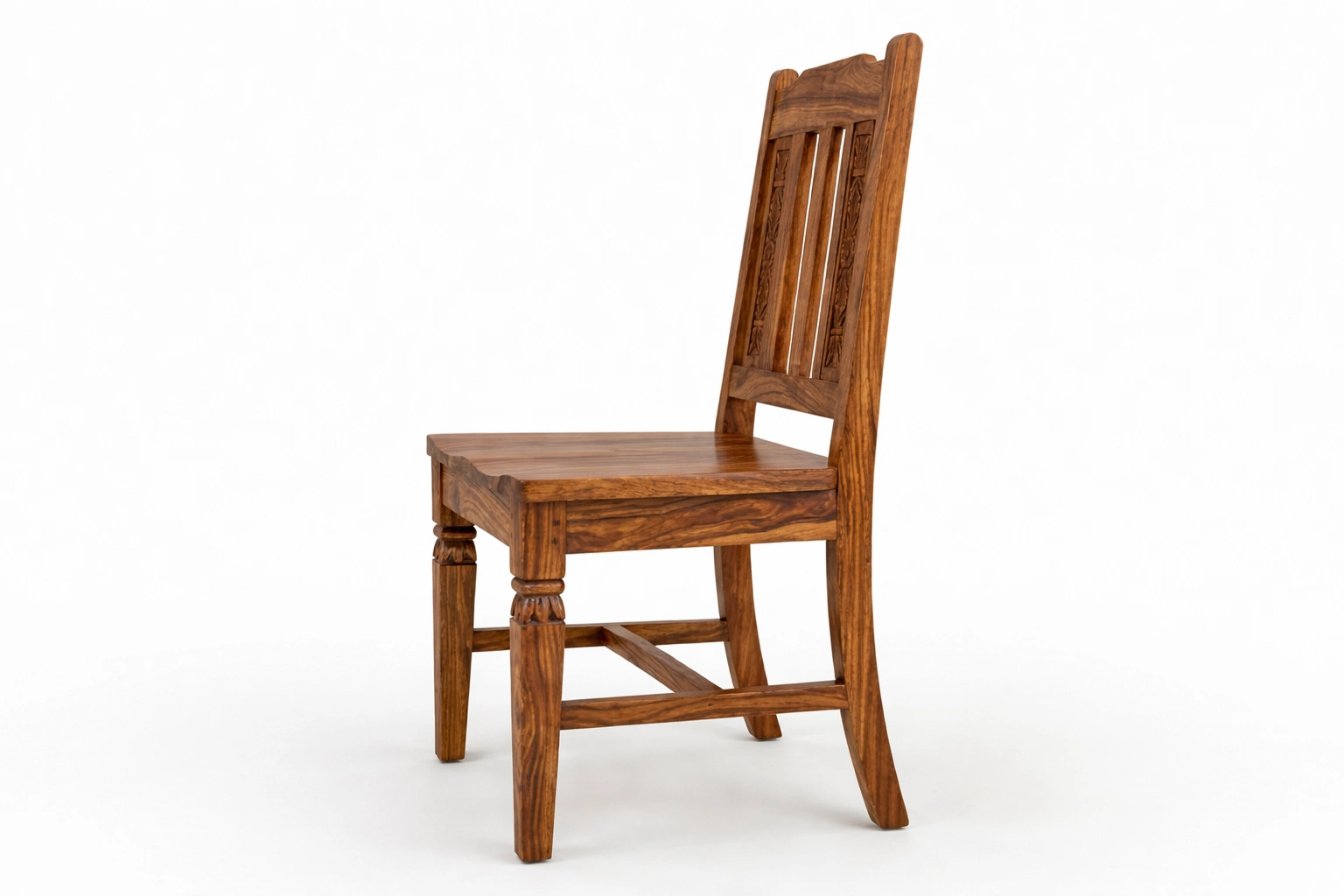 Luxury Handcrafted Sheesham Wood Chair Royal Sheesham(set of 2) - Image 5