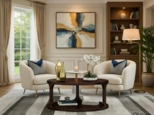 Handcrafted Sheesham Wood Coffee Table with Bottom Storage Rack – Royal Sheesham