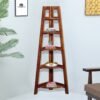 Solid Sheesham Minimalist Wooden Bookshelf Royal Sheesham