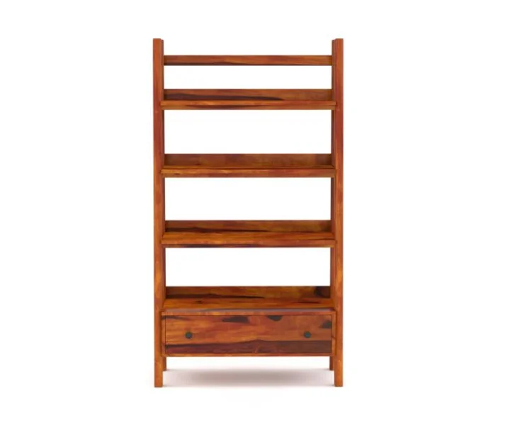 Modern Solid Wood Bookshelf Royal Sheesham - Image 6