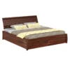 Premium Handmade Sheesham Wood Storage Bed for Modern Bedroom - Image 2