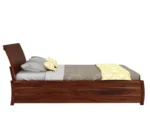 Premium Handmade Sheesham Wood Storage Bed for Modern Bedroom - Image 5