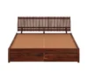 Premium Handmade Sheesham Wood Storage Bed for Modern Bedroom - Image 8