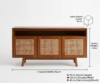 Premium Sheesham Wood TV Unit for Living Room Furniture - Image 6