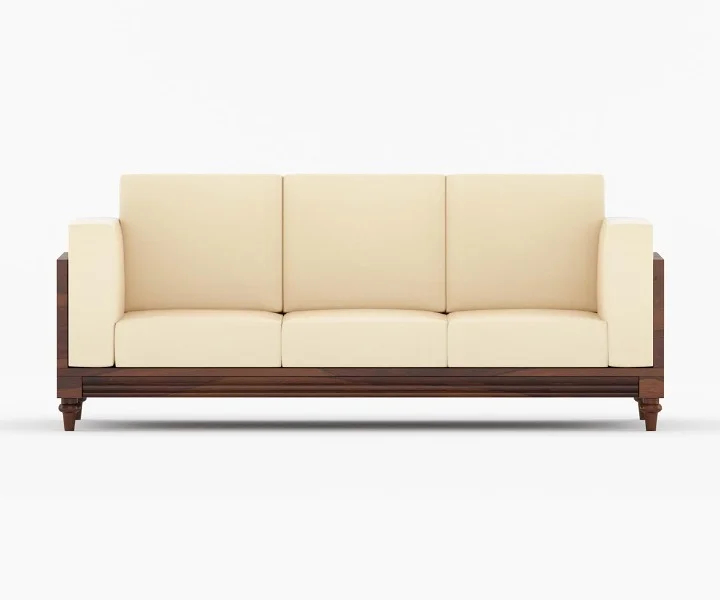 Royal Sheesham Elegant Solid Wood Living Room Sofa - Image 4