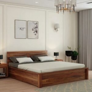 Handmade Solid Sheesham Wood Bed Frame by Royal Sheesham
