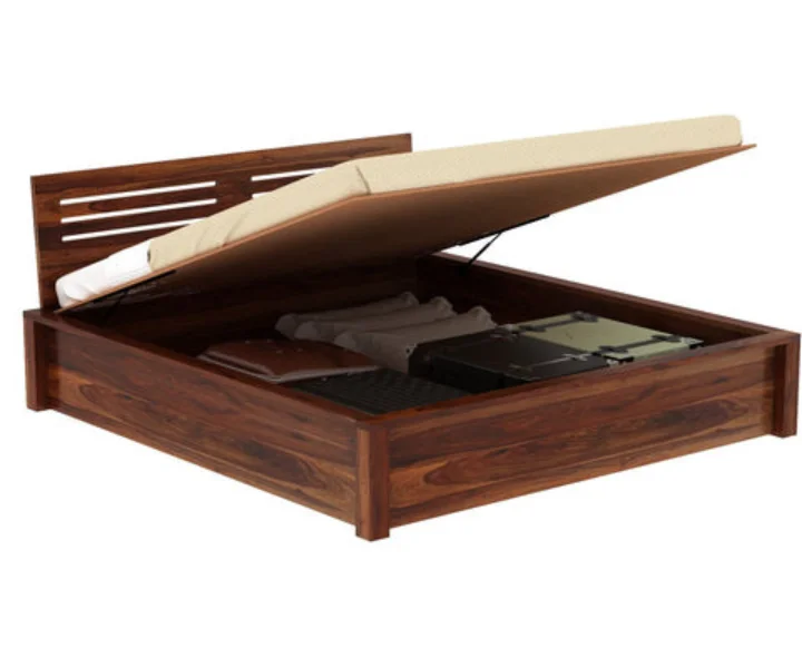Royal Sheesham Handmade Solid Wood Bed - Image 3