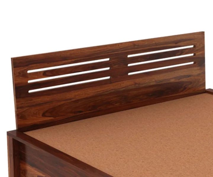 Royal Sheesham Handmade Solid Wood Bed - Image 6