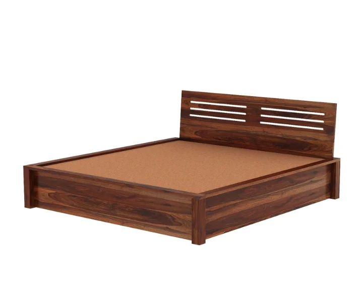 Royal Sheesham Handmade Solid Wood Bed - Image 7