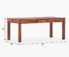 Heritage Wooden 6 Seater Dining Table - Image 2