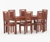 Heritage Wooden 6 Seater Dining Table - Image 4