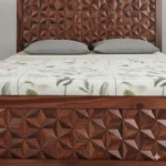 Royal Sheesham Signature 3D Geometric Designer Bed - Image 5