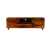 Royal Sheesham Solid Wood TV Unit with Storage Cabinet - Image 2
