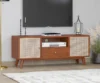 Solid Sheesham Wood TV Console with Storage – Royal Sheesham