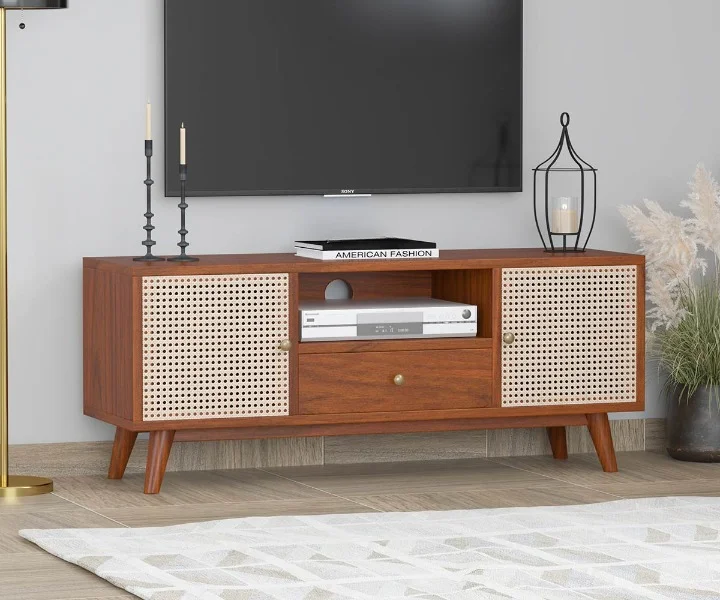 Royal Sheesham Wooden TV Console with Storage (4) Solid Sheesham Wood TV Console with Storage – Royal Sheesham