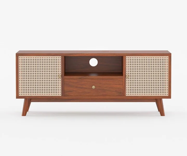 Royal Sheesham Wooden TV Console with Storage - Image 5