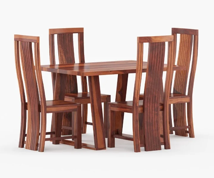 Royal sheesham 4 seater dining set for new home - Image 9