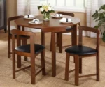Royal sheesham 4 seater round dining set price in india - Image 3