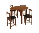 Royal sheesham 4 seater round dining set price in india - Image 7